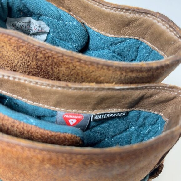 The North Face Womens 8 Leather Ballard Lace Up Boots - Picture 10 of 14